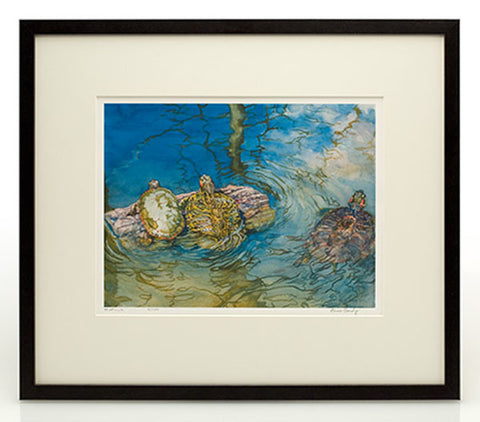 Framed Example - Medium sized print.